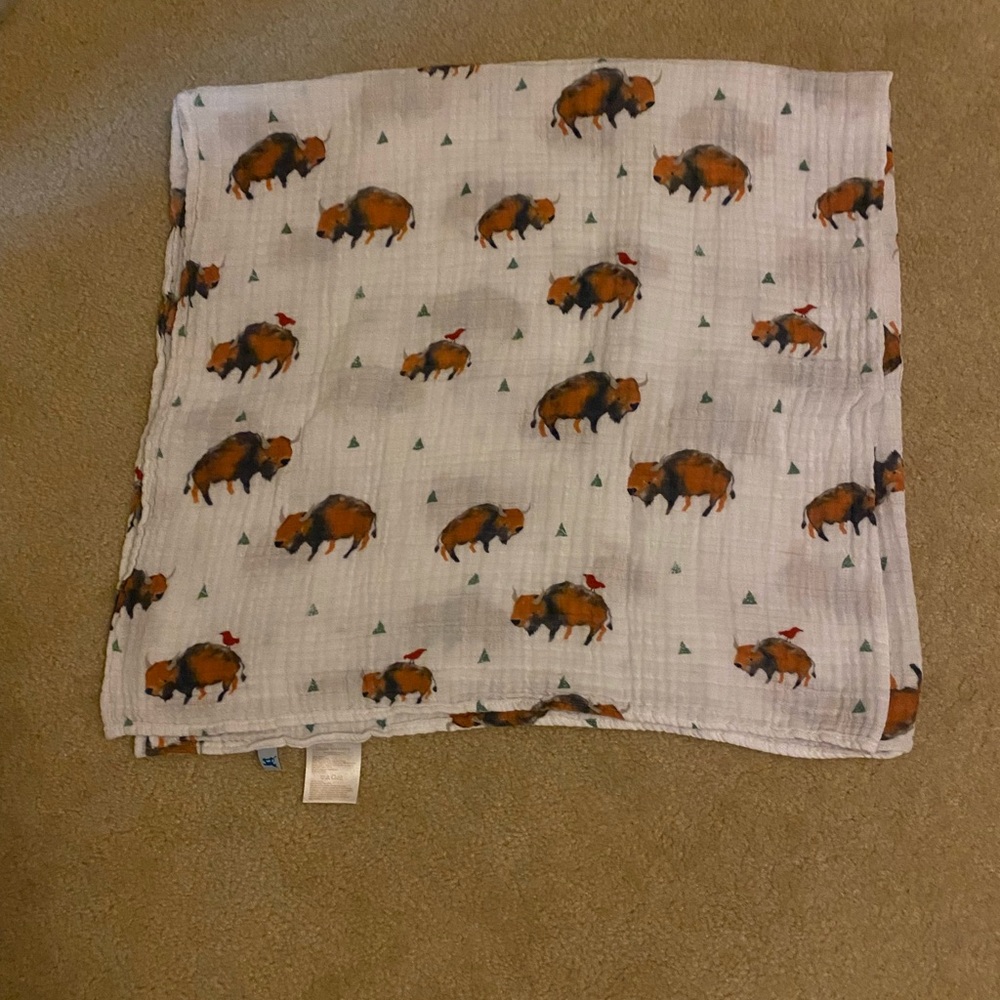 Little unicorn buffalo muslin swaddle